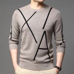 Men's Sweaters Fashion Designer Winter Wool Knit Pullover Khaki Sweater For Man Cool Autum Casual Jumper Mens Brand Clothing 221121