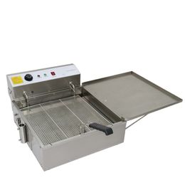 Food Processing Commercial 25L Electric Deep Fryer Large Frying Machine