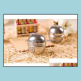 Coffee Tea Tools Stainless Steel Tea Infusers Design Strainer Amazing Touch Feel Good Tool Pot Leakage Kitchen Drop Delivery Home Dhs5R
