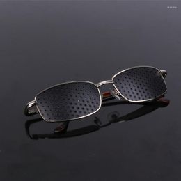 Sunglasses Frames Metal Pinhole Glasses Exercise Eyewear Eyesight Improvement Vision Training