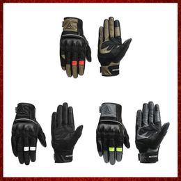 ST476 Men's Leather Summer Motorcycle Gloves Motorbike Motocicleta Handschuhe Gant Guantes Moto Verano Luva Motociclista