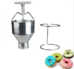 Bread Makers Stainless Steel Manual Handheld Ring Donut Cake Doughnut Dispenser Machine