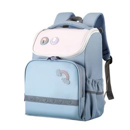 Backpacks Korean Style Kids Cartoon Children School Bags for Girls Boys Orthopaedic Schoolbag Primary Grade 1-3 Mochila Escolar 221122