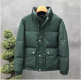 Men's Down Jackets for Parkas up Luxury puffs Hooded Coat Green Designer Outerwear Hoody Causal Women jacket