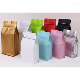 Storage Bags 10pcs Color Aluminum Foil Bag 450g Coffee Bean Packaging Zipper Stand Up Food Tea With Air Valve