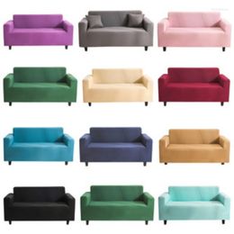 Chair Covers High Quality Sofa Cover Elastic Couches For Living Room Dust Protector Funda Chaise Lounge Modern Solid Color Seat