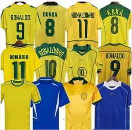 1998 Brasil soccer jerseys home away 2002 retro shirts Carlos 1988 2000 1957 2010 Romario Ronaldo Ronaldinho 2004 camisa de futebol 1994 BraziLS RIVALDO ADRIANO