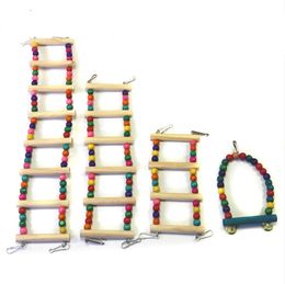 Other Pet Supplies Parrot Toy Supplies Bird Swing Ring Ladder Starling Tiger Skin Black Phoenix Bite Climbing Ladder Bird Cage Accessories 221122