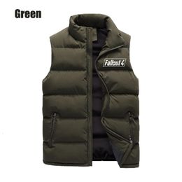 Men's Vests Bikinis Secret Men Fashion Printed Autumn Winter Stand Collar Waistcoat Outdoor Warm Down Vest Casual Sleeveless Jacket Coat 221122