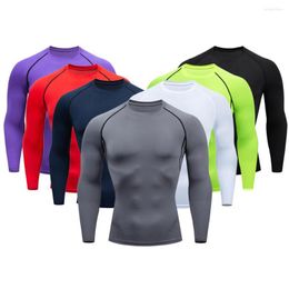Men's T Shirts Men Workout Long Sleeve Shirt Spring Autumn Men's Gym Running Sport T-shirts Fitness Sportswear Outdoor Tops For Clothing