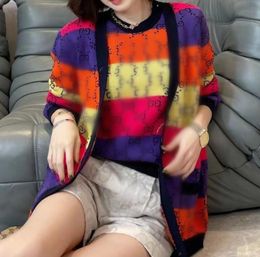 2022GGs autumn new Women's Sweaters Cardigan Fashion Long Sleeve Knitwear Women Casual designer Sweaters