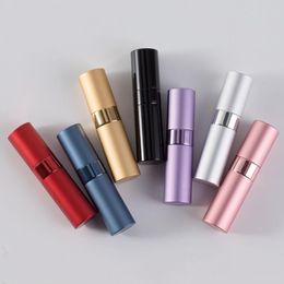 Mini Portable Refillable Perfume Bottle With Spray Empty Cosmetic Containers Spray Atomizer Bottles liner glass For Travel 8ML