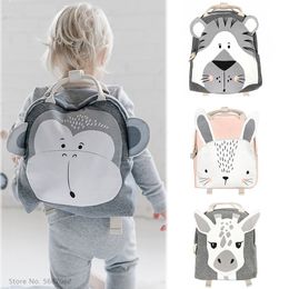 Backpacks Baby Plush 3-8 Yrs Bags Cartoon Animal Children's Schoolbag Snacks Toys Storage Bag Room Decoration 221122