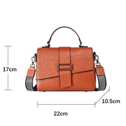 designer bag Handbag Zency Genuine Leather Tote Bag For Women Winter Classic Vintage Shoulder Bags Female Small Alligator Crossbody Top handle