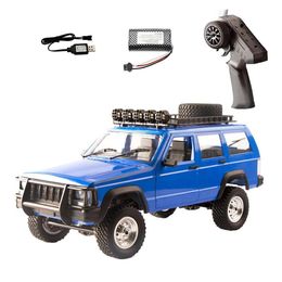 Electric RC Car Mn78 1 12 2 4g Full Scale Cherokee Remote Control Four wheel Drive Climbing Rc Toys For Boys Gifts L221122