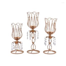 Candle Holders Style Crystal Candlestick Wedding Centrepiece Candelabra Dinner Romantic Candlelight Nordic Modern Home Decor