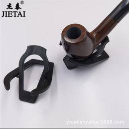 Smoking pipes Plastic pipe rack Black X-shaped folding display Portable universal