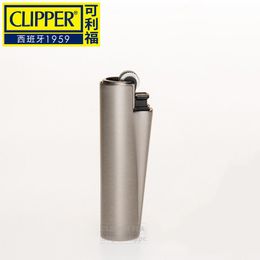 Original Clipper From Spain Metal Butane Gas Lighter Refill Windproof Portable Grinding Wheel Inflatable Lighter Gift for Man