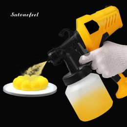 Baking Moulds EU Plug Spray Gun for Cake Mousse Portable Electric Paint Sprayer 3 Nozzles Easy Spraying Chocolate Kitchen Tool 221122
