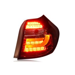 Car Taillight Accessory For BMW E81 E87 LED 2003-2010 Dynamic Streamer Turn Signal Fog Brake Running Parking Rear Lamp Tail Lights