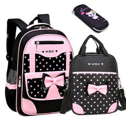 Mochilas Backpack School School School School 1 Grade Kids Book Bag Ortopédico Princesa Princesa Princesa Mochila Infantil 221122