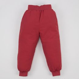 Hot Sell Child Winter Trousers Warm Down Pants 2022 New Fashion Designer Boys and Girls' Duck Down Outwear Cotton-padded Trousers Casual Children's Clothes