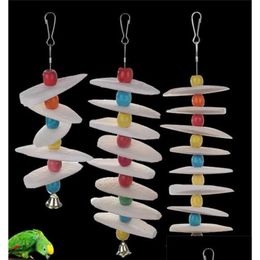 Other Bird Supplies Parrot Special Purpose Cuttlefish Bones Mouth Calcium Supplement String Bird Toys Pets Products Supplies High Qu Dhehj