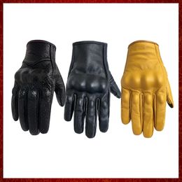 ST299 Motorcycle Gloves Women XS S M Leather Touch Summer Motor Guantes Cycling Glove Small Female Motocross Motorbike