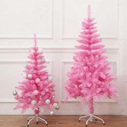 Christmas Decorations 60CM Tree DIY Artificial Xmas Decor Year Gift Pink Blue Party Supplies For Home