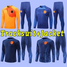 2022 Netherlands MEMPHIS soccer jersey 22 23 DE JONG Holland DE LIGT WIJNALDUM VAN DIJK DUMFRIES football shirt tracksuit jacket coat pants adult men kids long sleeve