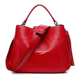 designer bag Offcie Motingsome Fashion Woman Serpentine Genuine Leather Handbag Pure Colour Elegant Ladies Work Shoulder Bag Cowhide 2022