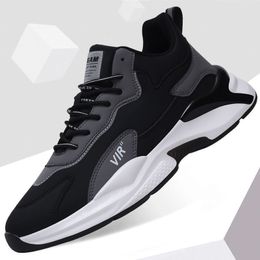 Designer Running Shoes Black Khaki Trend Breathable Leather Jogging Breathable Fashion Men Trainers Sport Mens Shoe Sneakers