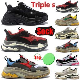 Uomo con calzino Tag Triple s Dr Shoes Scarpe casual da donna Designer Scarpe da ginnastica con plateau Nero Bianco Grigio Rosso Blu Verde Giallo Scarpe da ginnastica da uomo Scarpe sportive