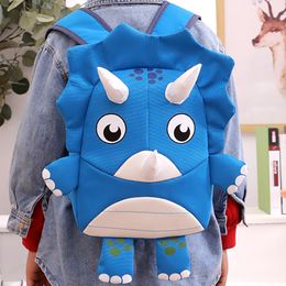 Backpacks 3D Cartoon Dinosaur Kids School Bags for Kindergarten 3-5 Years Boys Backpack Toddler Girls Baby Bag Children Gifts 221122