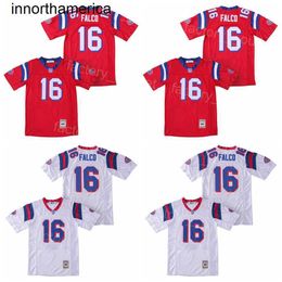 Men Movie Football 16 Shane Falco Jersey The Replacements Sentinels Film Team Colour Orange White College All Stitched HipHop For Sport Fans Breathable