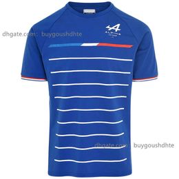 2022 Fórmula 1 Alpine F1 Equipo Camiseta de manga corta Camisa de competencia de carreras Oficial Best Venta 2022 Diseñador de ropa SS22