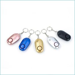 Party Favor Party Favor New 130Db Safety Personal Alarm Selfdefense Keychain Emergency Pl Women Child Oldman Pocket 5356 Drop Delive Dhjos