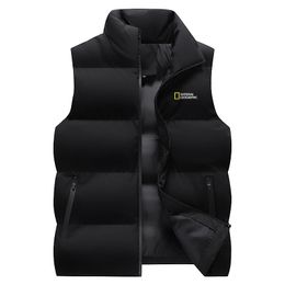 Men's Vests Cotton Vest Winter Jackets Man Thick Sleeveless Coats Male Warm Padded Waistcoat Gilet Veste Homme 221122