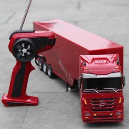 Electric RC Car Rc Dump Truck Big Electric Remote Control Radio Trailer Container Tractor Tipper Wireless Dumper 221122