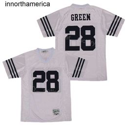 Movie Football Jones High School 28 Darrell Green Jersey Men Breathable College White Team Color All Stitched Hip Hop For Sport Fans Sewn On Sale