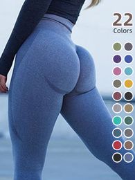 Womens Leggings Rooftrellen 10%Spandex Seamless Fitness For Jeggings Sportswear Femme High Waist Exercise 221122