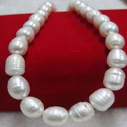 fashion Jewellery 18" 11-13mm Genuine white akoya pearl necklace