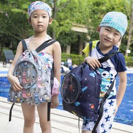 Backpacks Children Waterproof Drawstring Gym Backpack Bag for Kids Baby Sport Sack Mini Travel Daypack Outdoor Organiser Bags 221122