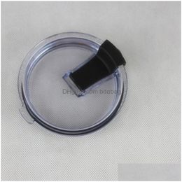 Drinkware Lid Hyaline Tumbers Ers Bottles Caps Circar Plastic Mason Jar Lid Sealing Strips For 30Oz 20Oz Cup 2 6Sxa C2 Drop Delivery Dhbdt