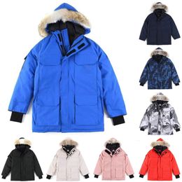 Men's down winter jacket cotton women's fashion outdoor style couple thickening warm highquality custom designer clothing Canadian on Sale