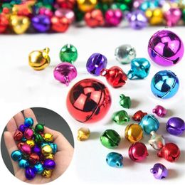 Party Supplies 10/30/50/80/100 Pcs Christmas Small Bells Diy Hand-woven Bracelet Pendant Ornaments Jingle Holiday Jewelry Accessories