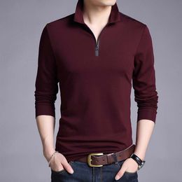 Men's Polos Polo Brands Designer Shirt Men Cotton Boys Korean Street Style Long Sleeve Slim Fit Polos Casual Men Clothes Masculino 221122