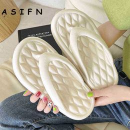 ASIFN Beach Cute Women's Flip Flops Outdoor Fashion Ladies Slides Thick Bottom Summer Pantuflas De Mujer Women Sandal Soft Shoes J220716