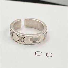 10% OFF 2023 Jewellery new branded classic fashion engraved letter open ring used for men and women