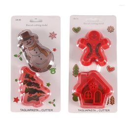 Baking Moulds Biscuit Mould Christmas Cookie Cutter Stamp DIY Pastry For